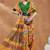 Mustard silk blend floral printed girlie rich looks fancy saree