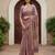 Pink virana silk blend smart rich looks printed saree