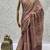 Pink virana silk blend smart rich looks printed saree