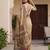 Beige virana silk blend smart rich looks printed saree