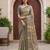 Grey virana silk blend smart rich looks printed saree