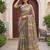 Grey virana silk blend smart rich looks printed saree