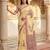 Yellow virana silk blend smart rich looks printed saree