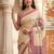 Yellow virana silk blend smart rich looks printed saree