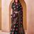 Black trendy p v chanderi girlie saree