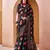 Black trendy p v chanderi girlie saree