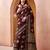 Maroon trendy p v chanderi girlie saree