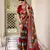 Maroon viscose chanderi casual looks saree