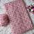 Light Pink Color Beads And Sequence Work Net Saree