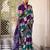 Purple viscose chanderi casual looks saree