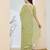 pista silk blend partywear pre draped saree