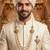   groom sherwani necklace moti mala layered for wedding | groom mala with brooch set