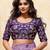 Elegant Purple Embroidered Saree for Women