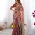 maroon  ready to wear saree with  blouse