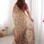 beige  ready to wear saree with  blouse