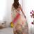 ivory  ready to wear saree with  blouse
