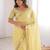 Elegant Yellow Embellished Saree for Women
