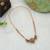Rani & green color choker temple necklace