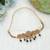 Maroon & green color choker temple necklace