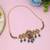 Rani & green color choker temple necklace