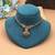 Rani & green color choker temple necklace