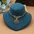 Maroon & green color choker temple necklace