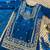Royal blue embroidered kids plazzo suit with plain dupatta partywear ethnic set for girls