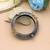 Gold & silver color two tone oxidised openable bracelet