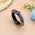 Gold & silver color two tone oxidised openable bracelet