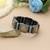 Gold & silver color two tone oxidised openable bracelet