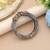Gold & silver color two tone oxidised openable bracelet