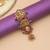 Maroon & green color temple hair barrette