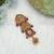 Maroon & green color temple hair barrette