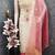 Elegant simmer butti embroidered dress material with simmer dupatta