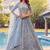 Incredible Blue Embroidered Net Party Wear Lehenga Choli with Dupatta