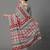 Black & red printed linen traditional saree with unstitched blouse