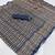 Black & beige printed linen blend traditional saree with unstitched blouse