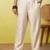 Beige women kurta pant dupatta set