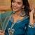 Blue women kurta pant dupatta set