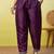 Purple women kurta pant dupatta set
