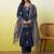 Blue women kurta pant dupatta set