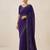 Elegant Purple Embellished Saree for Women