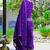 Purple chinon stitched top with stitched chinon bottom and chinon dupatta full sleeve embroidered straight kurta