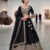 Black Traditional Lehenga Choli with Heavy Border Work & Elegant Dupatta