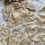 Cream Color embroidery beats work Silk Blend Saree
