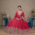 Pink Traditional Lehenga Choli with Heavy Border Work & Elegant Dupatta