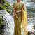 Olive Color embroidery beats work Silk Blend Saree