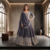  Light Black traditional lehenga choli with heavy border work & elegant dupatta