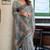 Grey linen jacquard woven saree with blouse