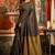 Brown mal cotton contrast pallu with fancy tassels saree with blouse